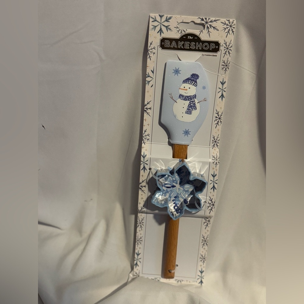 Spatula and Cookie Cutter Set - Snowman